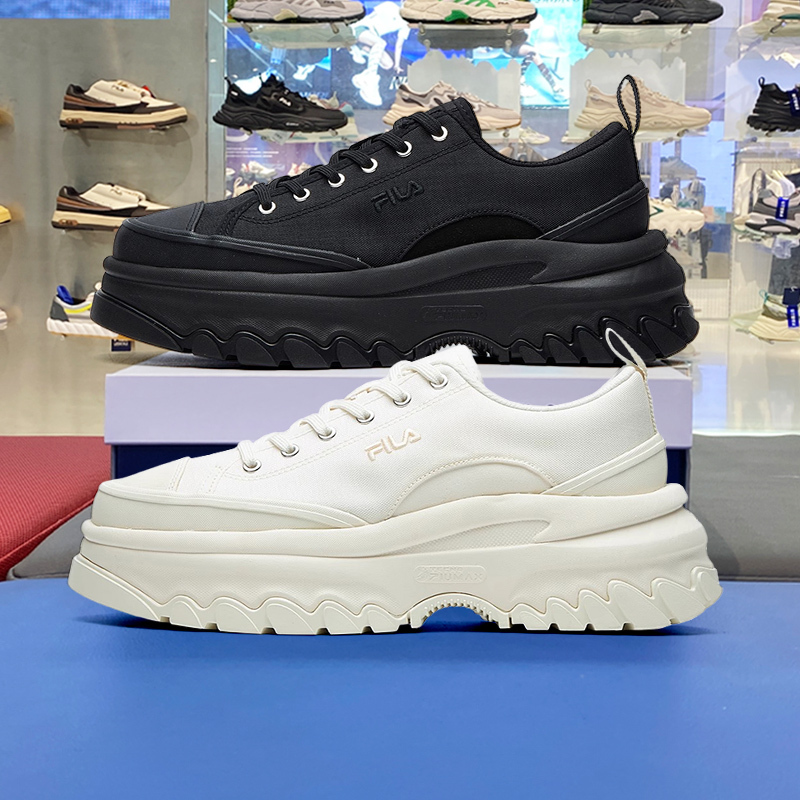 Fila Women's Canvas Shoes 2026 Summer New Lava Dad Shoes Height-Increasing Sneakers F12W124155