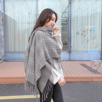 Plaid scarves custom imitation cashmere scarves women 2020 autumn winter new stylish warm scarves 100 hitchhiking su shawl