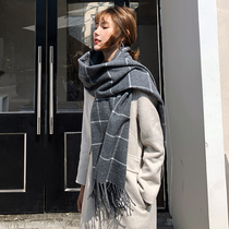 Scarf Womens autumn Winter Students Day of the Han edition 100 hitch lovers Thickening Warm Ins Cute Teenage Girl Scarf