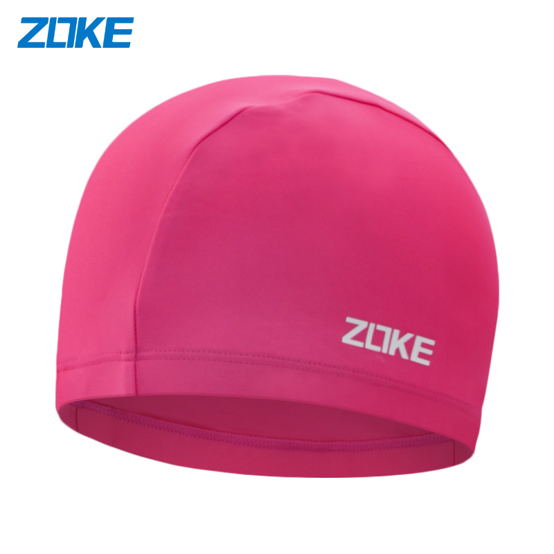 ZOKE bum bathing cap men and women universal long hair anti-slip brand fashion sports training comfortable ear protection swimming cap