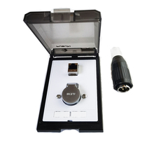 FUZUKI Fuqi MSDD30850 two-core three-core power plug connector mesh adapter with transparent cover