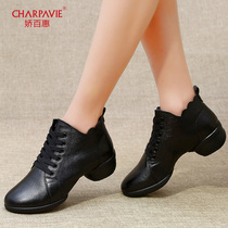 Cuddling 100 Hui New Seasons Square Dance Shoes Dancing Shoes Women Soft Bottom Genuine Leather Water Soldiers Dance Shoes Adults Dance Shoes Positive