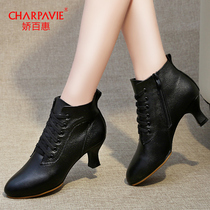 Cuddling 100 Hui 2021 Latin Dance Shoes Womens Squares Dance Shoes Boots Adults Dance Shoes Dancing Shoes with Morden