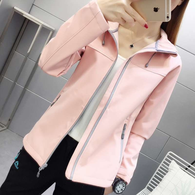 75D Four Sides Bomb composite rocking grain suede Soft shell clothes Men and women Thickened Waterproof Breathable Outdoor Mountaineering Suit Cardiff Jacket