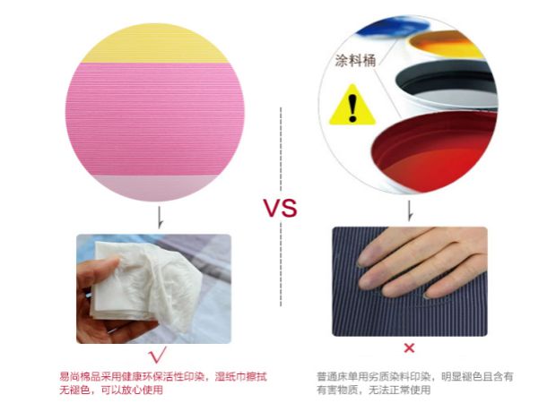 Bán cầu vồng sọc nóng giường ấm vỏ gối chăn bông đặt ba hoặc bốn bộ ga giường thun lạnh
