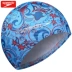 Phim hoạt hình Speedo Speedo Thoải mái có độ đàn hồi cao Polyester Phim hoạt hình In cho trẻ em Mũ bơi Earmuffs Cap nón bơi cho bé Mũ bơi