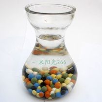 Express delivery only Jiangsu Zhejiang Shanghai and Yuan Province logistics to pay for 48 FCL special hyacinth hydroponic glass bottles thickened bottles