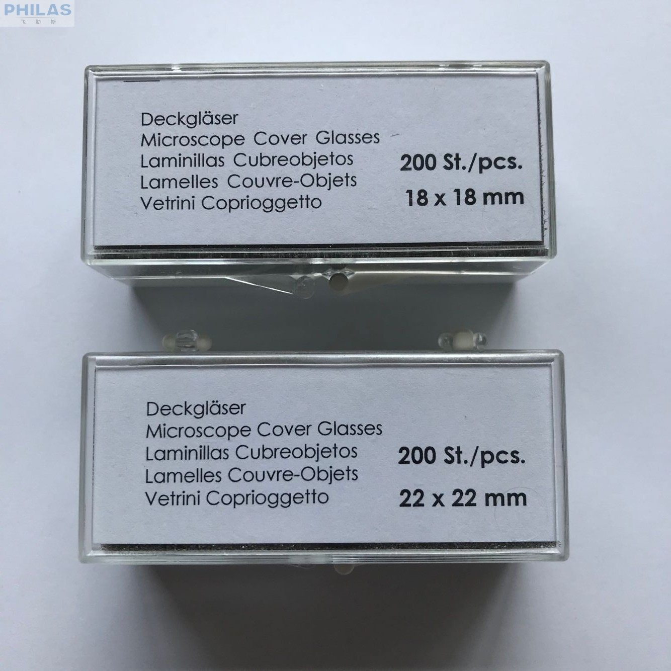 德国进口Deckglaser显微镜盖玻片 18x18mm与22x22mm厚度NO.1.5