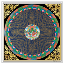 Green Tara Wheel Copy 2 Thangka Mandala Chinese and Tibetan Portraits Photo Frame Ornaments Decorative Painting
