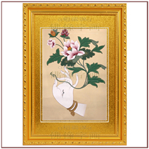 Tim Fuhui white mother Buddhas hand flower Longevity flower knot Tibetan Buddhism Tanjung mantra mantra Buddha statue Thangka 32