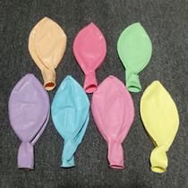  36 inch domestic round macaron color blue green purple orange powder irregular balloon chain balloon