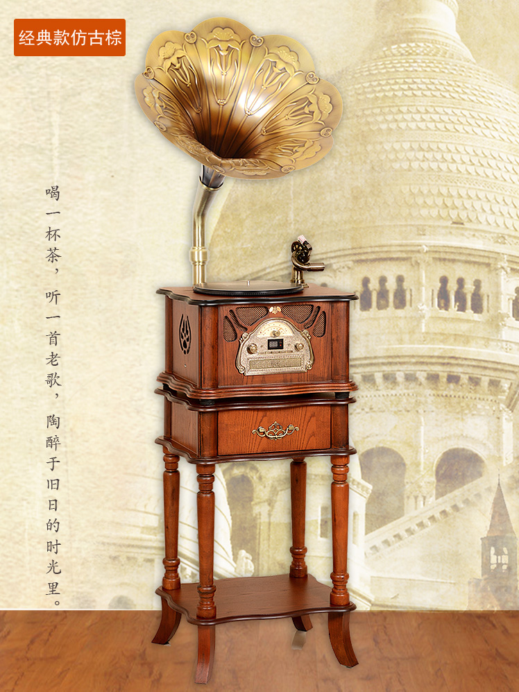 bán đầu đĩa than loa kèn	 Youdi phonograph retro Châu Âu cổ lớn sừng máy ghi âm máy ghi âm tất cả các loa siêu trầm độc lập gỗ rắn 	đầu đĩa than hi-end
