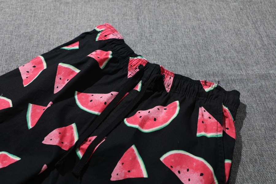 Australian Surf Men's Men And Women Lovers of Watermelon Beach Shorts Full Cotton