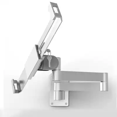 ipadpro Tablet PC Frame Wall Mounted Anti-theft Flat Support Frame Rotating Folding Aluminum Pylon