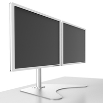 Monitor dual-screen stand desktop non-perforated base telescopic rotating universal desktop computer LCD TV shelf