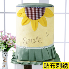 Чехол для кулера 两件套罩布艺欧式矿泉水现代立式防尘水桶饮水机客厅罩子家用简约