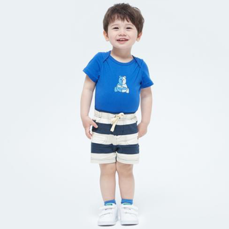 G*Ap Infant Boys and Girls Baby Children's Striped Shorts Casual Pants Newborn