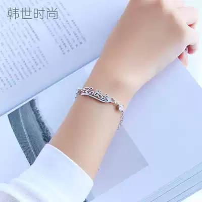 diy private order custom name letter hand female 925 silver lettering couple love silver jewelry zodiac Tiger cow gift