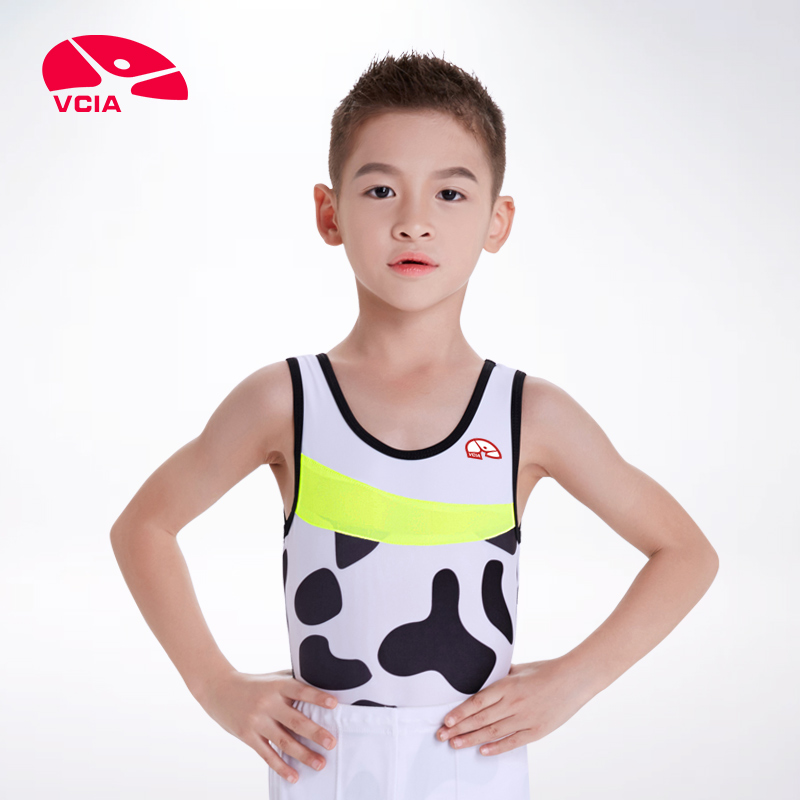 Li Weika VCIA happy gymnastics clothes dance clothes practice clothes performance clothes men's gymnastics vest one-piece 18KV00