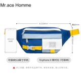 Mr．Ace Homme Сумка через плечо, брендовая поясная сумка, модная нагрудная сумка, спортивная сумка