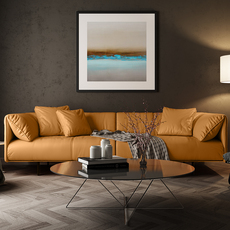 Кожаный диван 轻奢真皮沙发现代简约纳帕真牛皮三人位小户型直排一字型羽绒沙发