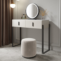 Net red ins wind dressing table Italian light luxury bedroom modern minimalist master bedroom dressing table small bay window dressing table