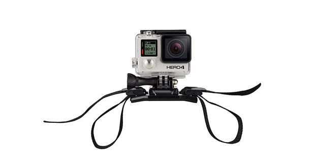 Mũ bảo hiểm với GoPro hero4 / 3 con kiến ​​nhỏ SJCAM chó núi sj5000 máy ảnh phụ kiện máy ảnh dây đeo