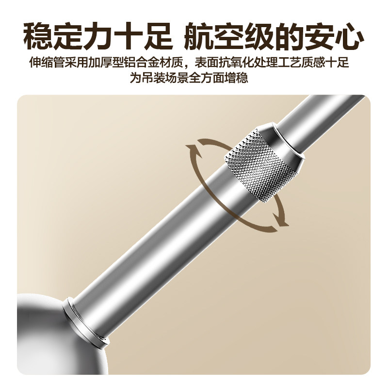 Projector Ceiling Mount Bracket Aluminum Alloy Rack Hanging Bracket Suitable for N3Pro Telescopic Installation Office Hanging Home Rack Adjustable Fixed Bracket Wall-Mounted Projector Bracket