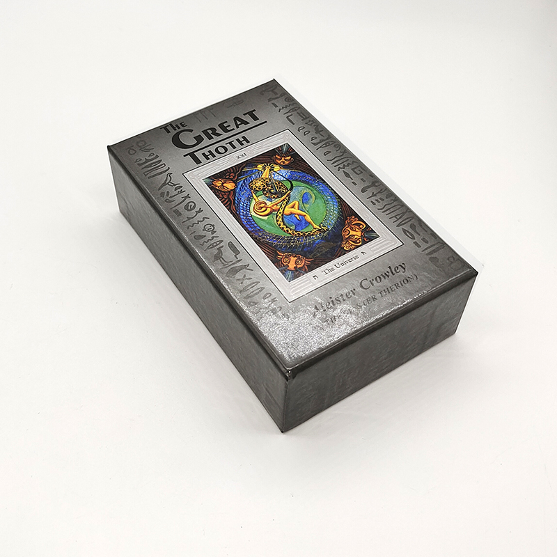 Luxurious Imported Genuine Thoth Tarot Cards for Casual Gatherings, Comes with Three Magic Tricks and a Small Electronic Gift