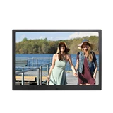 Металлическая цифровая фоторамка, ультратонкий электронный музыкальный фотоальбом, алюминиевый сплав, 12 дюймов