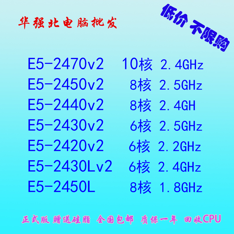 E5-2470V2 2450V2 2440V2 2430V2 2430Lv2 2420V2 2450L X79 Motherboard