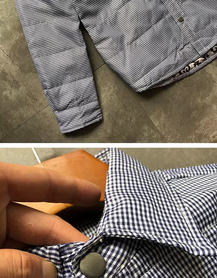 Kẻ trộm nhìn tốt mùa thu và mùa đông nam ve áo xuống áo ấm nam ve áo xuống áo khoác mỏng áo khoác cặp