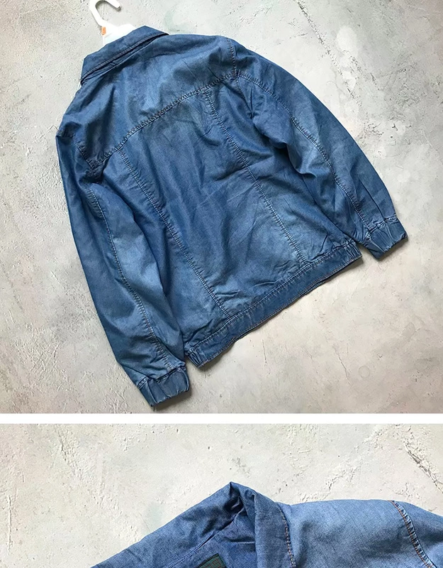 Mùa thu nam Lapel Quần áo bảo hộ lao động nam Áo khoác cotton Cotton Giặt mềm Đa năng Quần áo bảo hộ lao động Retro Áo khoác nam