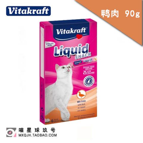 [喵 星球] Vitakraft 卫 塔卡夫 猫食 Dải lỏng 6 hương vị 70g / 90g - Đồ ăn nhẹ cho mèo hạt whiskas cho mèo con