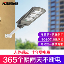 Solar street light Household garden light Outdoor light New rural 100w200w300w Human body induction street light led