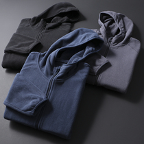 Light and soft body Circulation Warm Foreign Trade Mens Clothing Cut Tail Single Tail Goods Autumn Winter Rocking Grain Suede Hat Jacket Jacket