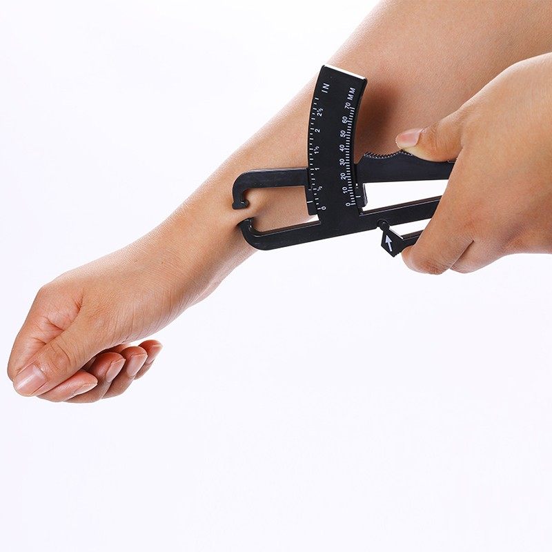 [USD 33.10] Fat card ruler body fat clip professional leather pleated ...