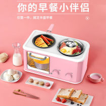 康宁多功能早餐机一机多用家用小烤箱三合一多士炉煎盘 WK-BM KZ