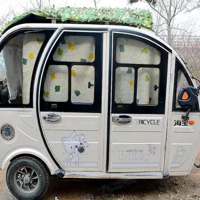 Tricycle sunscreen and heat insulation curtain, light four-wheel electric car awning glass summer Velcro mesh shade