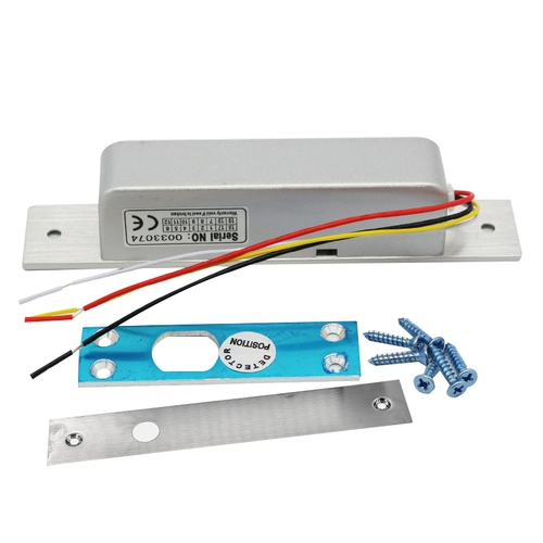 Узкая электрическая заглушка -В IN Система управления доступом Короткая низкая низкая температура задержка, питательная заглушка стеклянной дверной замок -н -IN и маркетинговый блокировка