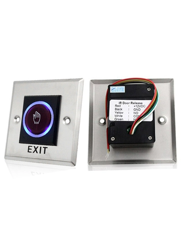 Инфракрасный сенсорный переключатель контроля доступа, кнопка открытия двери, бесконтактная дверь, самозакрывающийся датчик контроля доступа типа 86