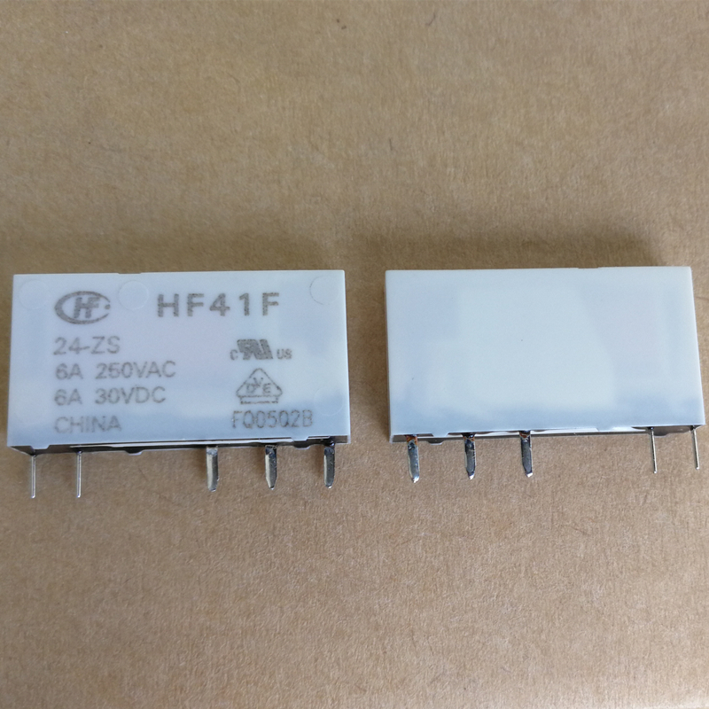 HF Ultra Slim Electromagnetic Relay Module HF41F-024-ZS DC Rail Base 41F-1Z-C2-1