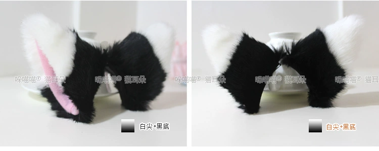 Anime nhân vật tiara đạo cụ tùy chỉnh stereo fox tai tai Mèo hai màu nối kẹp tóc COSPLAY phụ kiện nami cosplay