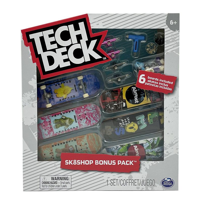 Креативные игрушки для детей tech deck专业手指滑板翻team可换轴承桥滑轮面板配件工具补充装 Sega toys