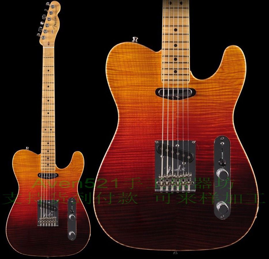 Custom Fenders American Deluxe Telecaster Electric Guitar