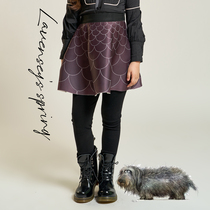 LAVENSEY Le Wenxi summer new romantic bow striped skirt moderate space cotton skirt girl