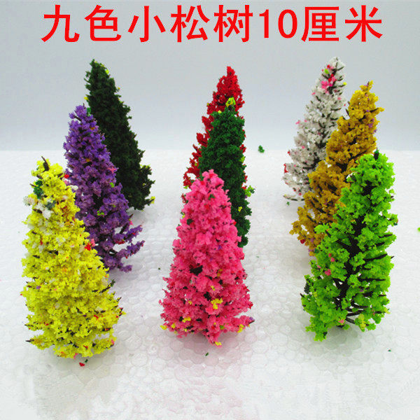 DIY sand disk model making toolkit decorated fake fake fake tree simulation tree model small pine tree