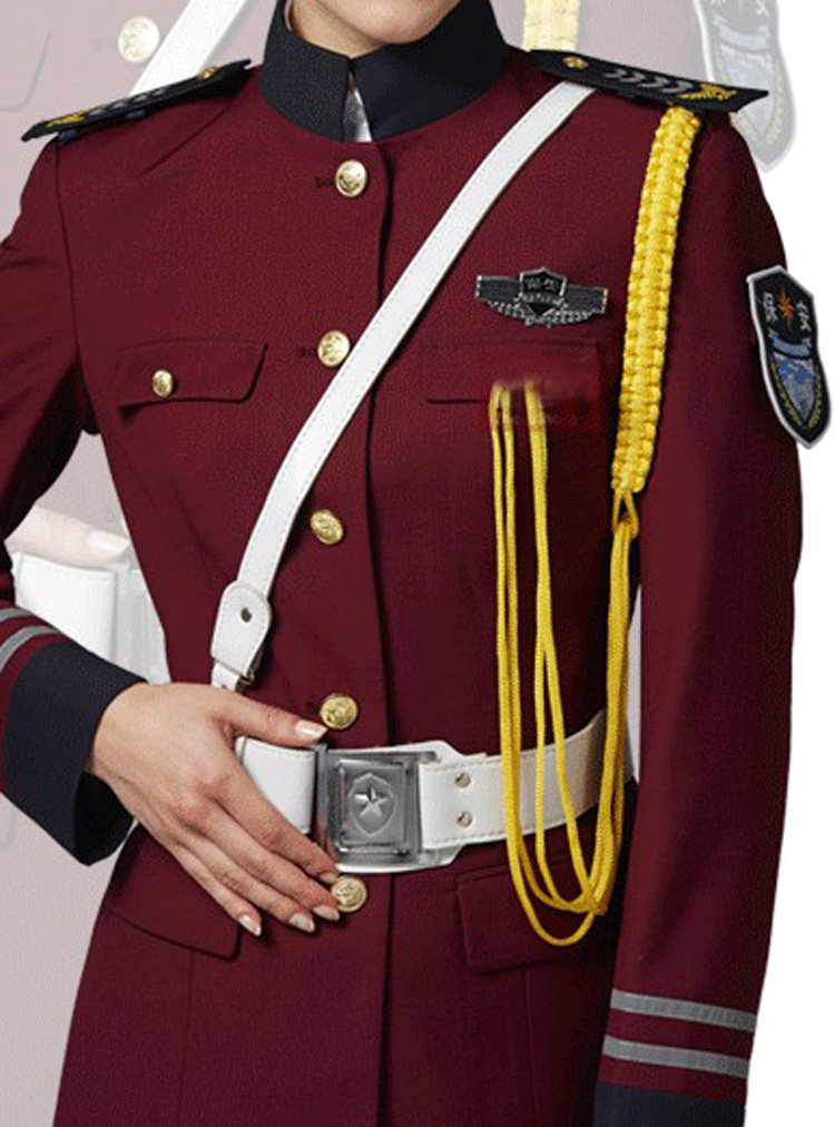 Factory Direct Selling Skew Cross Armed With Security Doorman Clothing Accessories Off-duty Belt Cross Shoulder Waist Seal Alloy Strap Head