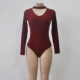 2017 mùa thu mới treo cổ gợi cảm khoe thân thấp cắt một mảnh dài tay thon dài jumpsuit hoang dã bùng nổ