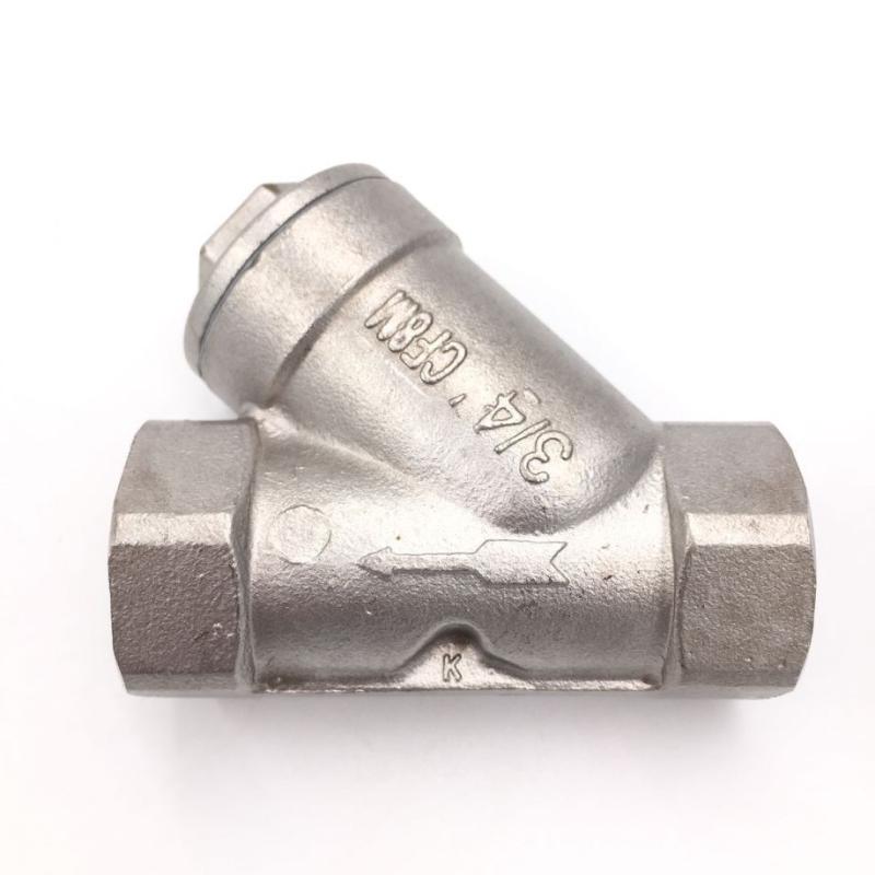201 304 stainless steel inner thread filter Y-type wire filter DN15 20 25 32 40 50